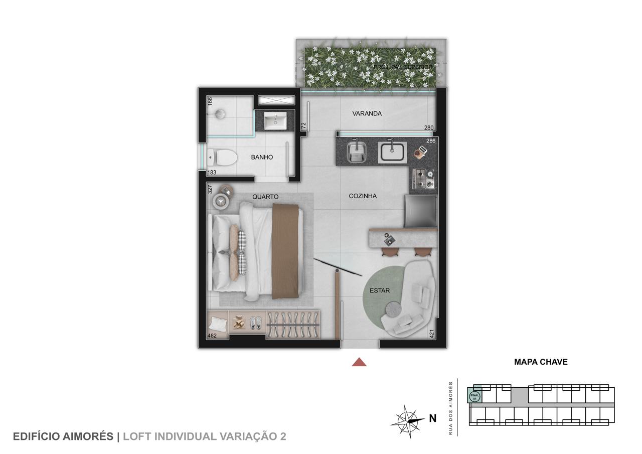 Loft Indiviual variação 2